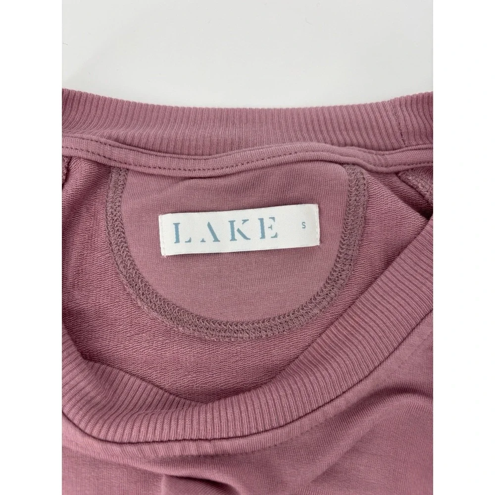 LAKE Pajama Top Long‎ Sleeve Women's Size Small Pink Loungewear